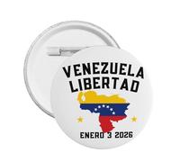 Venezuela Libertad Enero 3 2026 pins Libertad Democracia Insignia de Metal 1 Pcs