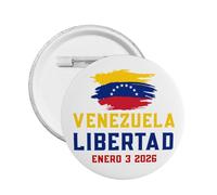 Venezuela Libertad Enero 3 2026 pins Libertad Democracia Insignia de Metal 1 Pcs
