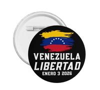 Venezuela Libertad Enero 3 2026 pins Libertad Democracia Insignia de Metal 1 Pcs
