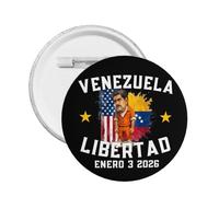 Venezuela Libertad Enero 3 2026 pins Libertad Democracia Insignia de Metal 1 Pcs