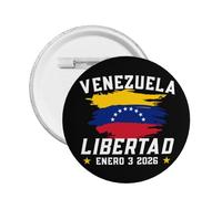 Venezuela Libertad Enero 3 2026 pins Libertad Democracia Insignia de Metal 1 Pcs