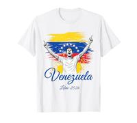 Venezuela Libre 2026 Freedom Art Venezuelan Flag Design Camiseta