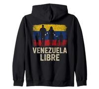 Venezuela Libre Libertad para Venezuela Esperanza Venezolana Sudadera con Capucha