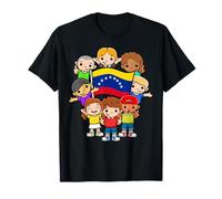 Venezuela Niños Mes de la Hispanidad Bandera de Venezuela Camiseta
