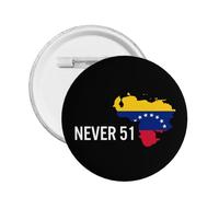 Venezuela Nunca 51.º Estado Pins Botón Insignias Pin Para Ropa Mochila Sombrero Broche
