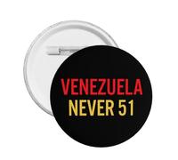 Venezuela Nunca 51.º Estado Pins Botón Insignias Pin Para Ropa Mochila Sombrero Broche
