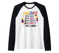 Venezuela Siempre en Mis Recuerdos Mi Orgullo Camiseta Manga Raglan