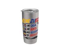 Venezuela Siempre en Mis Recuerdos Mi Orgullo Vaso térmico de acero inoxidable de doble pared