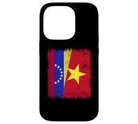 Venezuela Vietnam Media Bandera Venezolana Vietnamita Historia Carcasa para iPhone 14 Pro
