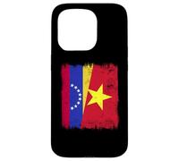 Venezuela Vietnam Media Bandera Venezolana Vietnamita Historia Carcasa para iPhone 15 Pro