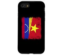 Venezuela Vietnam Media Bandera Venezolana Vietnamita Historia Carcasa para iPhone SE (2020) / 7/8