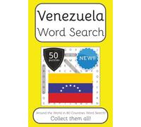 Venezuela Word Search Book: Words Search With Easy To Read Print about Venezuela, Travel, Culture and More | 6x9 inches, 100 pages | 50 puzzles. Ideal for teens, seniors and adults. Instructions in English, Spanish, Italian, French and German.