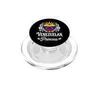 Venezuelan Princess Venezuela Flag Proud Venezuelan Girl PopSockets PopGrip para MagSafe