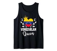 Venezuelan Queen Venezuela Flag Proud Venezuelan Woman Camiseta sin Mangas