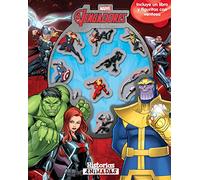 Vengadores Infinity War. Historias animadas: Incluye un libro y figuritas con ventosa