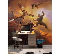 Vengadores Pintado para Dormitorio Infantil 250x280 CM Iron Man Thanos Marvel