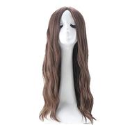 Vengadores Vengadores Peluca de bruja escarlata Cosplay de lino oscuro largo rizado a alta temperatura pelo de fibra de pelo de Halloween fiesta disfraz pelucas bruja escarlata