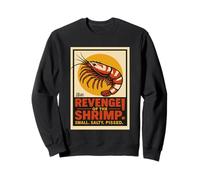 Venganza del Camarón Diseño Divertido y Salado Sudadera