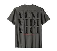 VENI VIDI VICI Backprint HipHop Retro Vintage Y2k Streetwear Camiseta