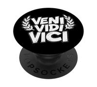 Veni Vidi Vici El Ganador del Texto Latino se Lleva Todo PopSockets PopGrip Adhesivo