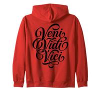 Veni Vidi Vici Frase Latina Estudiante de Historia Romana Sudadera con Capucha