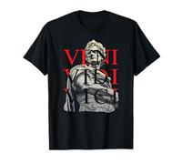 Veni Vidi Vici Julio César Estatua Latina Power Art Camiseta