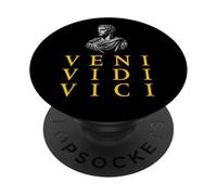 Veni Vidi Vici - Vine Vi Conquisté Julio César PopSockets PopGrip Adhesivo