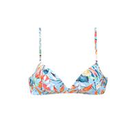VENICE BEACH Top de bikini azul claro / naranja / blanco 75xA azul claro / naranja / blanco
