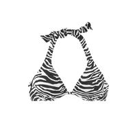 VENICE BEACH Top de bikini 'Fjella' negro / blanco 100xD negro / blanco