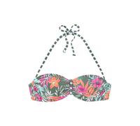 VENICE BEACH Top de bikini verde pastel / naranja / rosa / blanco 80xE verde pastel / naranja / rosa / blanco