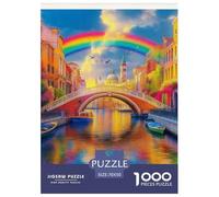 Venice Canals Intricate 1000 Piece Creative Puzzle - Art Entertainment for Adults and Kids 70x50cm/1000pcs