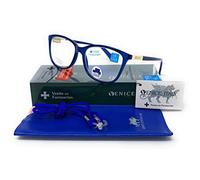 VENICE EYEWEAR OCCHIALI | New model 2021 Gafas de lectura con filtro bloqueo de luz azul para gaming, ordenador, móvil. Anti fatiga, presbicia, vista cansada, Mujer Diseño en Colores. (Azul, 2,50)