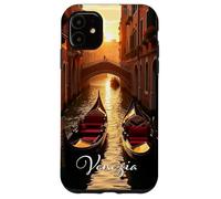 Venice Romantic Sunset Scene for Venezia, Italy Fans Carcasa para iPhone 11