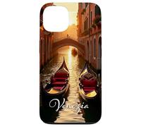 Venice Romantic Sunset Scene for Venezia, Italy Fans Carcasa para iPhone 13