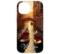 Venice Romantic Sunset Scene for Venezia, Italy Fans Carcasa para iPhone 14