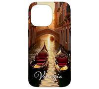 Venice Romantic Sunset Scene for Venezia, Italy Fans Carcasa para iPhone 14 Pro MAX