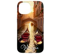 Venice Romantic Sunset Scene for Venezia, Italy Fans Carcasa para iPhone 15