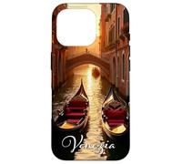 Venice Romantic Sunset Scene for Venezia, Italy Fans Carcasa para iPhone 16 Pro