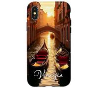 Venice Romantic Sunset Scene for Venezia, Italy Fans Carcasa para iPhone X/XS