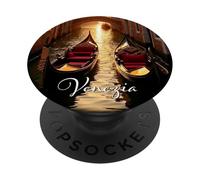 Venice Romantic Sunset Scene for Venezia, Italy Fans PopSockets PopGrip Adhesivo