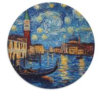 Venice Water City 1000 Pieces Jigsaw Puzzles For Adults Family Challenge Toys Stress Relieving Entertainment Cultivate The Spirit of Teamwork for Family Decorations 1000pcs (67.5x67.5cm)