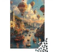Venice Water City Jigsaw Puzzles Puzzle for Adults Kids. 1000 Piece Great Gifts Challenge Toy Educational Games Home Decoration for Educational Games Gifts 1000pcs (75x50cm)