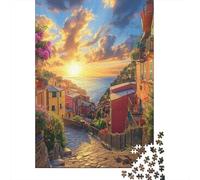 Venice Water City Jigsaw Puzzles Puzzles for Adults Kids. 1000 Pieces Whimsical Challenge Toy Educational Games Home Decoration for Educational Games Gifts 1000pcs (75x50cm)