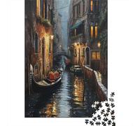 Venice Water Ciudad Puzzle 1000 Piezas, Puzzle para Adultos, Rompecabezas De Calidad, Puzzles Adultos para Amantes O Amigos Rompecabezas Imposable 1000pcs (75x50cm)