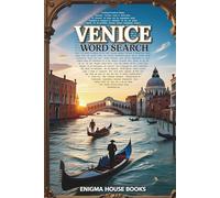 Venice Word Search: Word Searches with Easy to Read Print about History, Art, Legends and More | 6x9 inches, 110 pages | 50+ Puzzles... Gift for Vacations, Holiday and Free Times