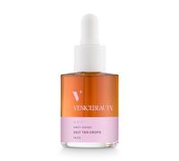 VENICEBEAUTY Hialurónico Self Tan Drops Antiedad (30 ml) Autobronceador facial - Concentrado para mezclar en el cuidado facial, para bronceado individual sin manchas, bronceador facial