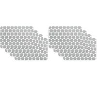 Venilia Grey Salvamanteles Gris, Mantelería, Mantel Individual para el Comedor, Apto para Alimentos, 4 tajada, 45 x 30 cm, 59042, Caline Grau, 30 x 45 cm, 4 (Paquete de 2)