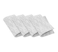 Venilia Juego de 4 manteles Individuales con diseño de Trapecio, Color Gris, 45 x 30 cm, Tejido Apto para Alimentos, 45 x 30 cm, 59046