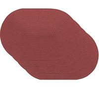 Venilia Juego de 4 manteles Individuales ovalados Berry para Comedor, Bayas, Tejidos, 4 Unidades, Apto para Alimentos, 30 x 45 cm, 4 Unidades, 59120