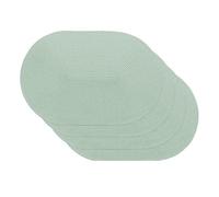Venilia Juego de 4 manteles Individuales ovalados Verdes, manteles Individuales para Comedor, Tejido de 4 Unidades, Apto para Alimentos, 30 x 45 cm, 4 Unidades, 59127